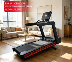 Tapis de course électriques commerciaux en plastique, vente en gros usine, écran LED, inclinaison automatique, vitesse 1-20 km/h, multifonction, moniteur cardiaque portable - Product Image 5