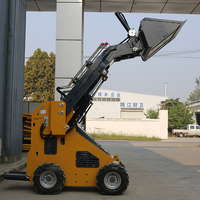 Mini-chargeuse compacte robuste avec balayeuse - Chargeuse utilitaire compacte 4x4 essence/diesel