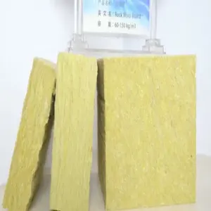 Cheap Basalt Rock Wool Board Insulation 80kg/m3 100kg M3 50mm 100mm Rock Wool Insulation Price