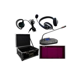 Transceptor infrarrojo digital inalámbrico, sistema de auriculares de interpretación simultánea, micrófono, equipo de traducción simultánea - Product Image 3