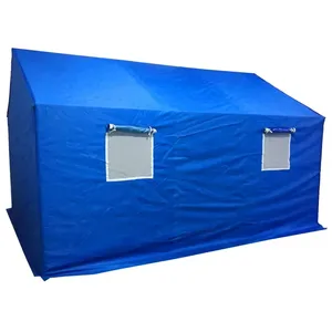 Serviço personalizado impermeável grande espaço exterior ferro frame camping grande barraca tática