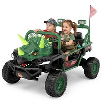 Voiture électrique pour enfants 2 places 36V avec télécommande 2.4G, lumières LED, pneus EVA, démarrage progressif, jouet à conduire