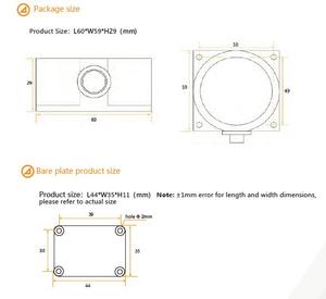 Bwsensing imu300 MEMS cảm biến độ chính xác cao 0.5 IMU với đầu ra kỹ thuật số RS232 RS485 TTL tùy chọn - Product Image 3