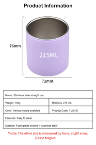 Vaso infantil premium de acero inoxidable, duradero, ideal para regalos de fiesta, vaso de acero con funda. - Product Image 2