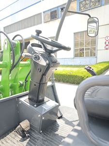 Baterai dioperasikan kebun pertanian menggunakan <span class=keywords><strong>4</strong></span> roda penggerak listrik Mini pemuat buatan Cina - Product Image 3