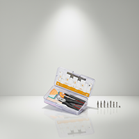 Kit d'accessoires d'impression 3D manuels JAKEMY : grattoir, coupeur, ponceuse, outil à main, étui rigide en plastique OEM pour le bricolage