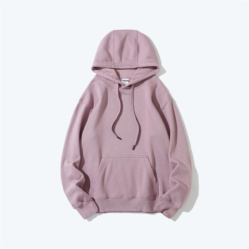 Factory manufacturing custom fashion blank plain loose plus size men's hoodies & sweatshirts 2021