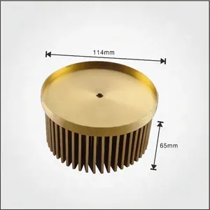 Dongguan Factory's Latest Cold Forged Aluminum LED Spotlight or Downlight Heatsink Made from 1070 Material for Forging Services