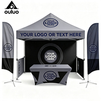 Carpa de Exhibición de Acero para Ferias Comerciales de 10x10 Pies, de Una Sola Capa, con Tela Oxford 300D Impermeable, para Exposiciones de Automóviles