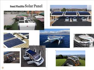 最高の太陽光発電会社薄いフィルムフレキシブルソーラーパネル80w100W200W簡単な設置のためのフレキシブルソーラーパネル - Product Image 6