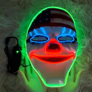 Weihnachten gruselige Maske Dallas Überfall Maske Clown Joker Cosplay Kostüm Maske