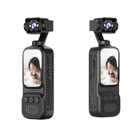 Caméra de poche 1080P 30FPS, caméra vidéo pour vlog, stabilisateur de caméra portable, objectif manuel, caméra numérique portable