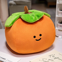 Nieuwe Aankomst Custom Perzik Banaan Peer Fruit Feest Gevulde Oranje Groenten Pluche Kussen Speelgoed