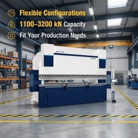 Presse plieuse hydraulique CNC Hans Laser pour tôles d'acier épaisses, fabrication de structures métalliques
