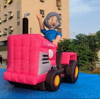 Ballon publicitaire gonflable dessin animé Pays-Bas, poupée Sarah gonflable pour voiture - Étanche avec ventilateur intégré