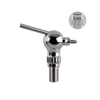 Robinet à bière de type boule en acier inoxydable 304 de qualité alimentaire, robinet à bière artisanale commercial pour tours à bière de bar