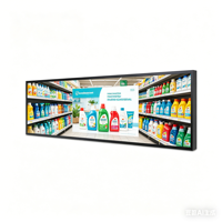 Raf Tipi Animasyonlu LCD Reklam Ekranı, IP67 Dereceli, Bulut Tabanlı CMS, USB/TF Kartlı, Çevrimdışı Oynatma Özellikli