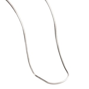 Collar de cadena de serpiente de acero inoxidable de 1.5MM, 45CM/50CM, cadena para clavícula para mujer, uso diario, regalo, joyería - Product Image 5