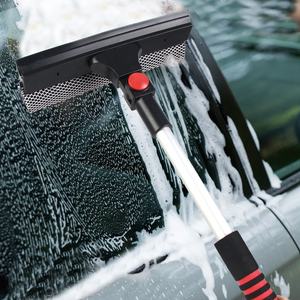 Espátula de alta calidad <span class=keywords><strong>AIDO</strong></span>, raspador de silicona suave, cabezal de cepillo giratorio, bloqueo de botón, espátula de ventana multifuncional - Product Image 4