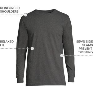Camiseta de Manga Larga Super T para Hombre FOXA, 100% Algodón Jersey, Diseño Liso - Product Image 4