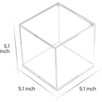 Boîte de rangement pour dosettes de café et sachets de thé en acrylique, support de capsules pour comptoir, pour la station café de la cuisine