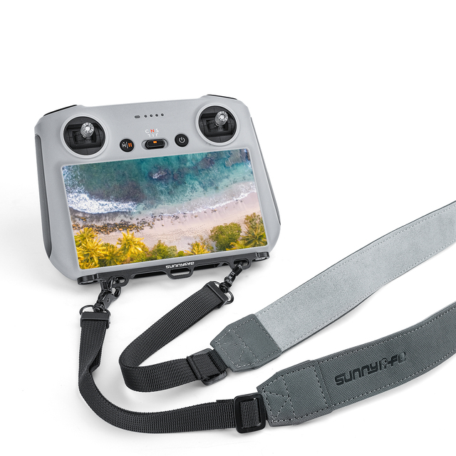 Sunnylife Accessories PU Aluminum Alloy Disassembly-free Bracket With Strap Shoulder Lanyard for DJI RC Controller