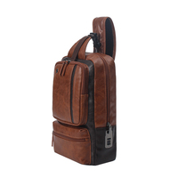 Al por mayor nuevo bloqueo de huella dactilar inteligente antirrobo impermeable geométrico estilo de negocios mochila para portátil Nylon USB Unisex 24L