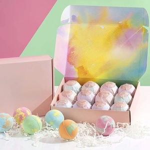 Fournisseur de bombes de bain effervescentes ODM, bombes de bain naturelles colorées à bulles, étiquette privée, <span class=keywords><strong>en</strong></span> vrac, <span class=keywords><strong>en</strong></span> forme de cupcake, à la noix de coco, coffret cadeau - Product Image 4