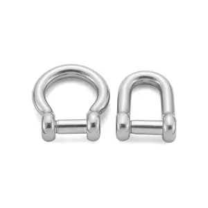 Factory Direct Sale Hardware Rigging M4-M25 Hardware Stainless Steel Bow Shackle