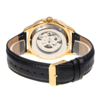 Nouvelle montre tendance de luxe personnalisée unisexe à mouvement automatique, résistante à l'eau, avec boîtier en acier inoxydable et cadran à aiguilles, avec breloque.