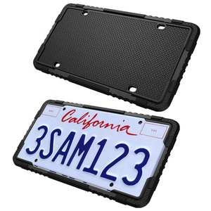Cadre de <span class=keywords><strong>plaque</strong></span> d'<span class=keywords><strong>immatriculation</strong></span> en silicone pour voiture pour les États-Unis - Product Image 1