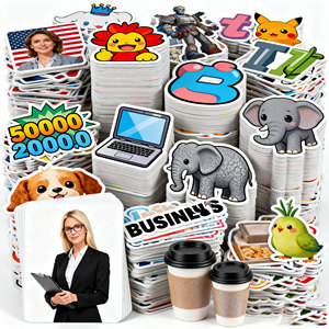 Étiquettes de transfert auto-adhésives transparentes personnalisées, autocollants étanches en vinyle et métal avec logo imprimé - Product Image 6