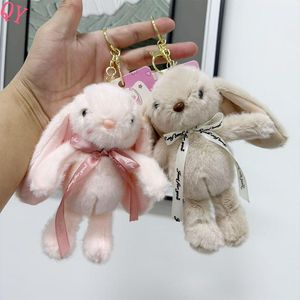 QQ Wholesale New Soft and Fragrant Plush Toy <b>Keychain</b>, Long Eared Rabbit Doll Bag Pendant, Claw Doll, Birthday Party Gift - Product Image 5
