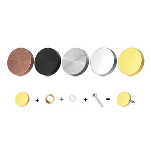 <span class=keywords><strong>Vis</strong></span> décoratives en laiton contemporaines pour miroirs de cuisine et salle à manger, 12mm 14mm 16mm 18mm 19mm 21mm 25mm, avec capuchon publicitaire à tête plate - Product Image 2