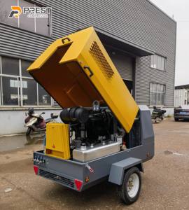 Melhor Vendedor PR-190/8CY Compressor de Ar Diesel Kubota de Parafuso 5m³/min 8Bar Montagem em Trailer - Product Image 4