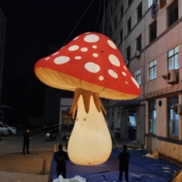 Décoration de champignon gonflable géant, taille personnalisée, OEM, PVC imperméable pour événements extérieurs et affichage commercial
