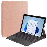 Étui de support à rabat en cuir PU pour Microsoft Surface Pro 8 9 13 pouces support tablette Pro8 Pro9 housse de protection coques
