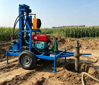 Plateforme de forage pliable et portable pour puits peu profonds, mini-foreuse disponible à la location à faible coût