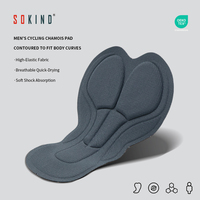Shorts de cyclisme Sokind écologiques, respirants, à séchage rapide, en Spandex/Nylon, avec coussinets en gel Coolmax, sans coutures, pour le vélo