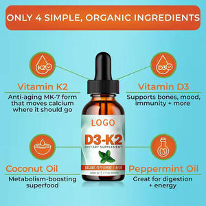 Капли витамина D3 + K2 способствуют усвоению кальция, поддерживающие здоровье скелета, обеспечивают защиту сердечно-сосудистой системы - Product Image 5