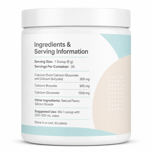 Polvo de Hidroxiapatita de Hierro, Zinc, Selenio y Magnesio de Grado Alimenticio Personalizado, Vitamina D3, Butirato, Gluconato de Calcio, para Mejorar los Huesos - Product Image 6
