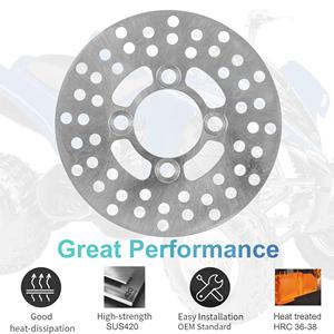 Rotor de Freno de Disco para ATV UTV, para <span class=keywords><strong>Yamaha</strong></span> <span class=keywords><strong>Banshee</strong></span>/Warrior 350, <span class=keywords><strong>Raptor</strong></span> 700/660/250, YFZ450, Blaster 200, Bear Tracker/Big Bear/Bruin - Product Image 5