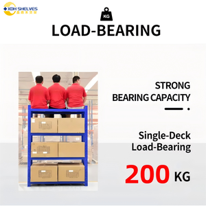 Rak Kawat Baja Rol Dingin 4 Lapis Tugas Sedang Pabrik, Kapasitas 200kg/Lapisan, Anti Korosi, Dapat Disesuaikan - Product Image 5