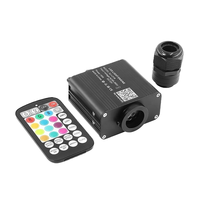 Moteur d'éclairage LED à fibres optiques en aluminium 16W Mini Twinkle, fibres de 1,0 mm, contrôle par application mobile, garantie de 3 ans pour éclairage de voiture Starlight