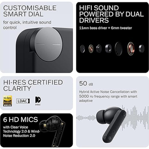 <strong>CMF</strong> by Nothing Buds Pro 2 Wireless Earbuds Wireless Earphone Sports Earphones Noise Cancelling <strong>TWS</strong> Earphones - Product Image 2