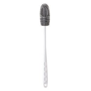 Long Handled Silicone Cup Brush Gray For Baby Bottles And Blenders Cleaning - Product Image 5