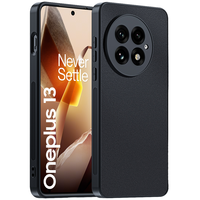 Étui pour téléphone OnePlus 13, ultra-fin, anti-chute, en cuir d'agneau, résistant aux chocs, design simple, sac OPP, coque arrière