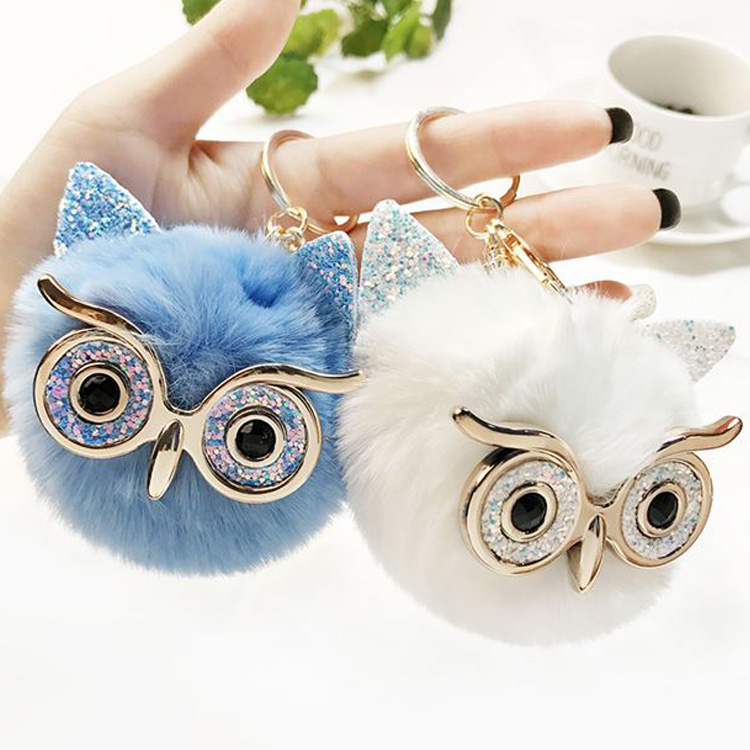 Меховой шар под заказ, Искусственный Кролик, воздушный шар, красочный помпон, милый воздушный шар, помпон, брелок