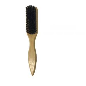 Cepillo para barba de madera de haya con cerdas de jabalí, estilo retro para hombres, herramienta para el cuidado del vello facial - Product Image 2