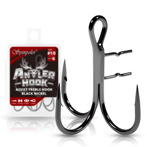 Spinpoler Assist Hook 2X Strong Soft Bait Treble Hooks Stinger Needle-Sharp <span class=keywords><strong>Point</strong></span> #4 #2 #1 #1/0 Bass Trout Accessoires - Product Image 1